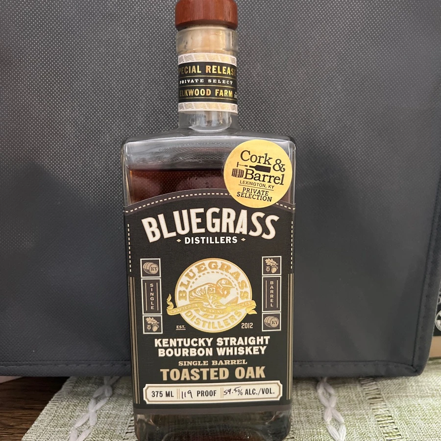 Bluegrass Distillers Kentucky Straight Bourbon Toasted Oak Elkwood Farm Special Release