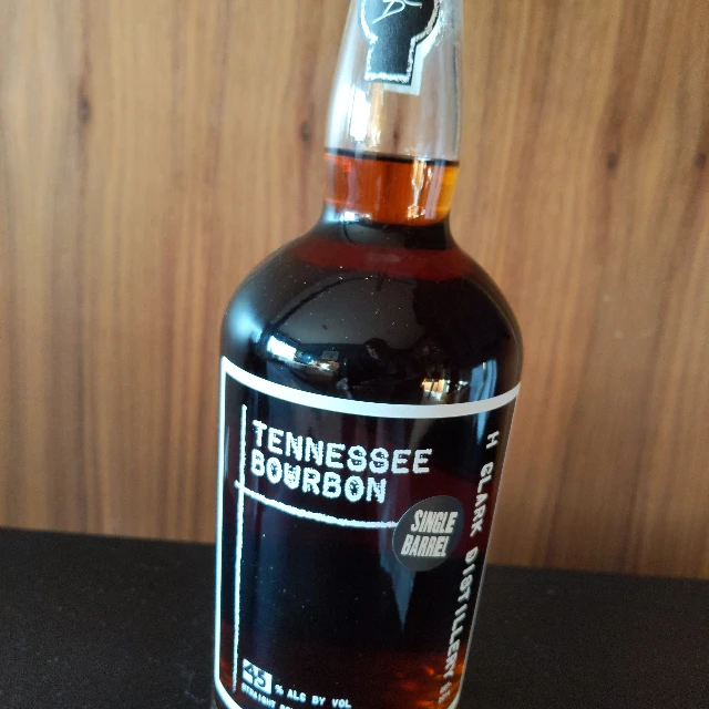H Clark Distillery Tennessee Bourbon Single Barrel
