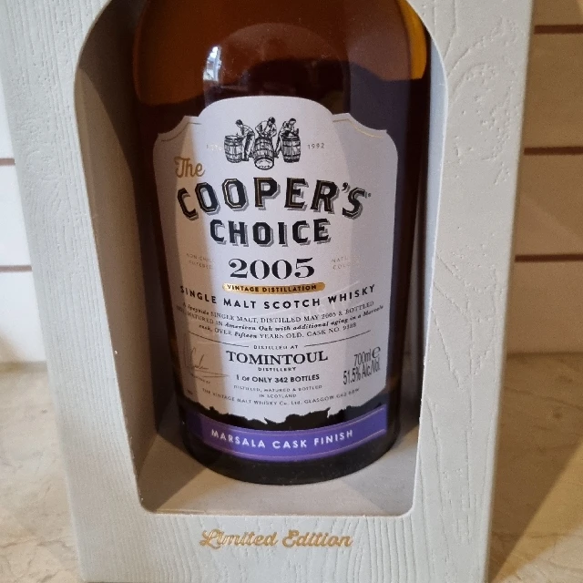 The coopers choice Tomintoul