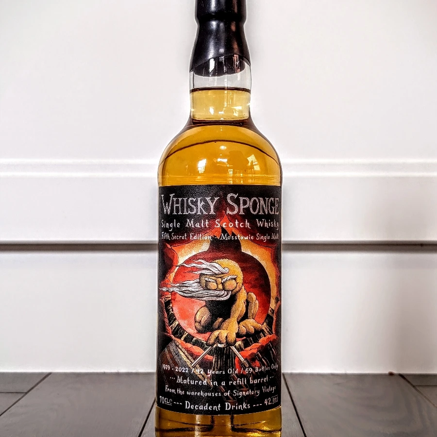 WhiskySponge Mosstowie 1979 42 Year Single Malt Scotch Whisky