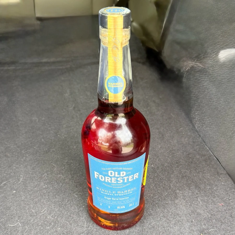 Old Forester Bourbon Single Barrel, Barrel Strength - Kroger Barrel Selection WH:H Floor:8