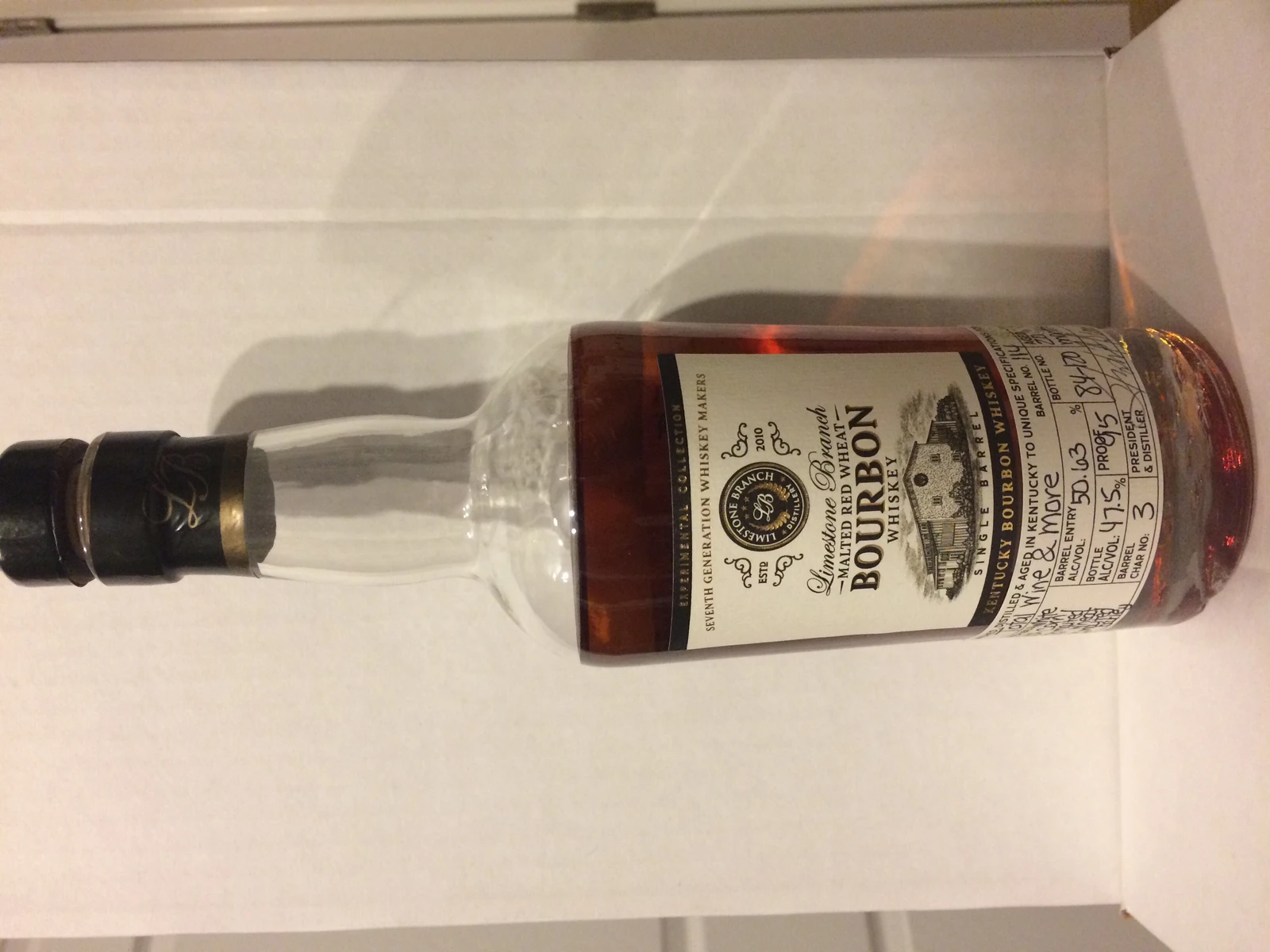 Limestone Branch Experimental Collection Malted Red Wheat Bourbon Single Barrel