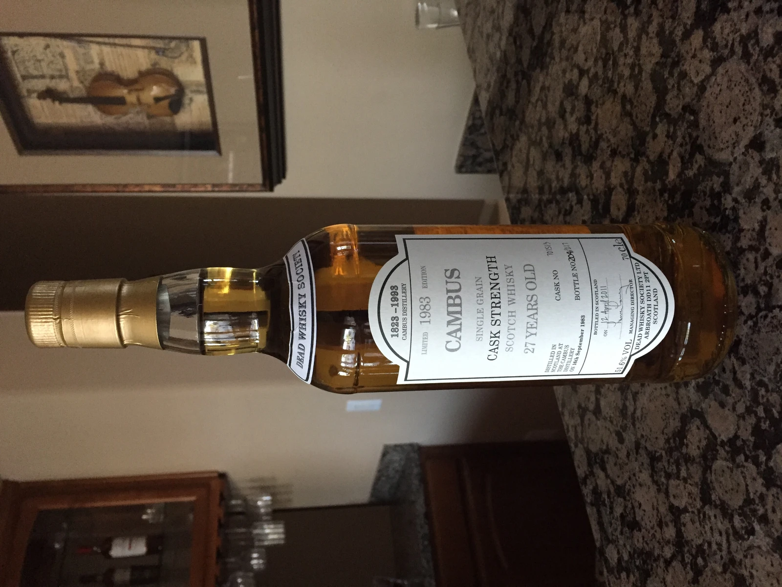 Cambus 1983 27 Years old Dead Whisky Society