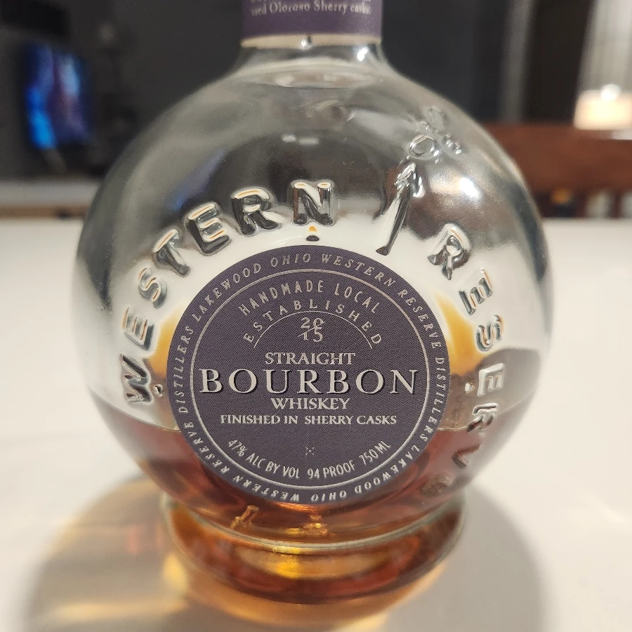 Western Reserve Straight Bourbon Whiskey Finished in Sherry Casks