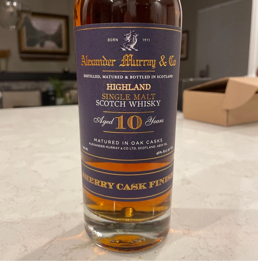 Alexander Murray & Co Highland Single Malt Sherry Cask Finish