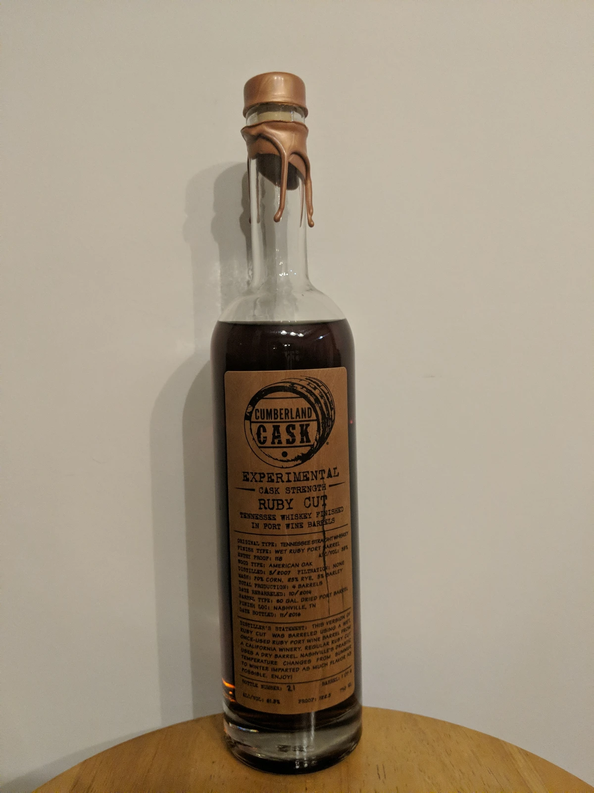 Cumberland Cask Experimental Ruby Cut