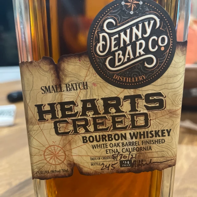 Denny Bar Co. Hearts Creed