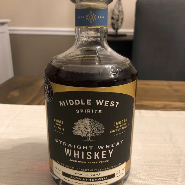 Middle West Spirits Straight Wheat Whiskey Cask Strength