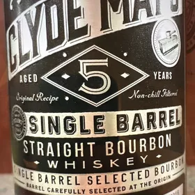 clyde mays 5 year single barrel OC bourbon society