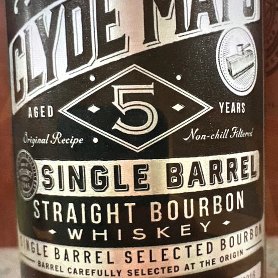 clyde mays 5 year single barrel OC bourbon society