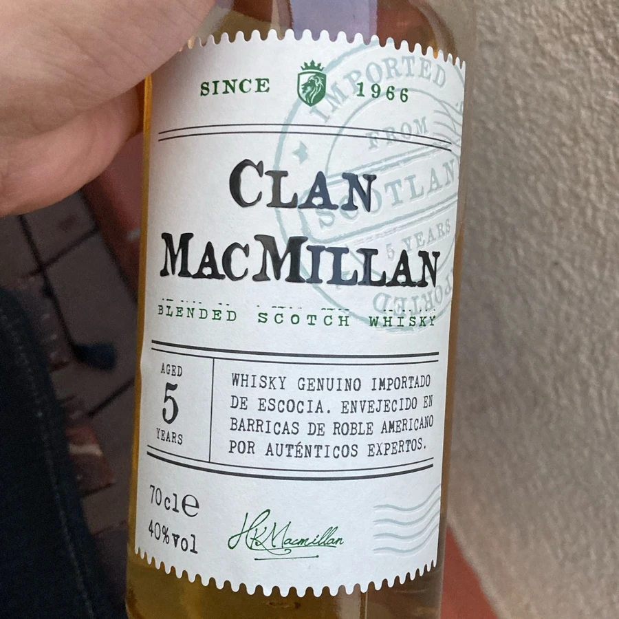 Clan Macmillan 5 years blended grain