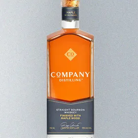 Company Distilling Straight Bourbon Whiskey Finished with Maple Wood