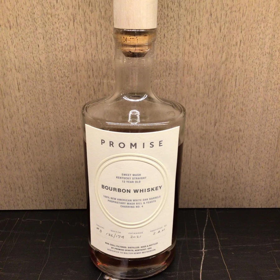 Promise Bourbon Whiskey 12 year old
