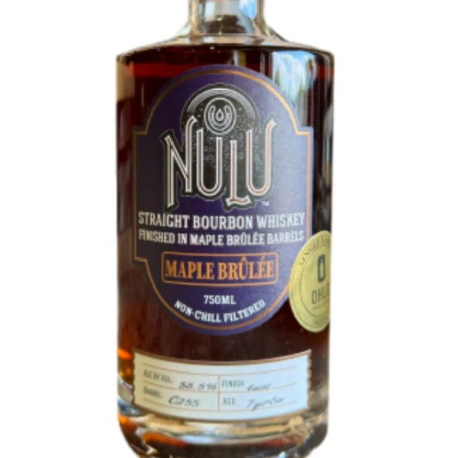 Nulu Straight Bourbon Whiskey finished in Maple Brûlée Barrels