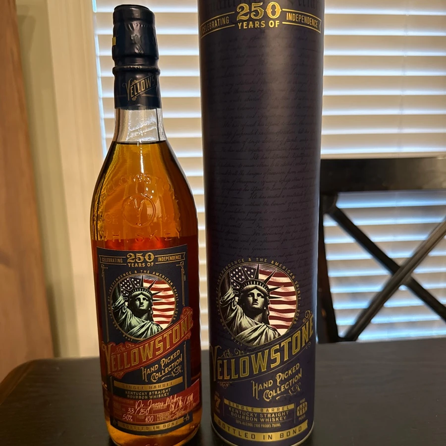 Yellowstone Single Barrel Hand Picked Collection USA 250 Commerative Edition