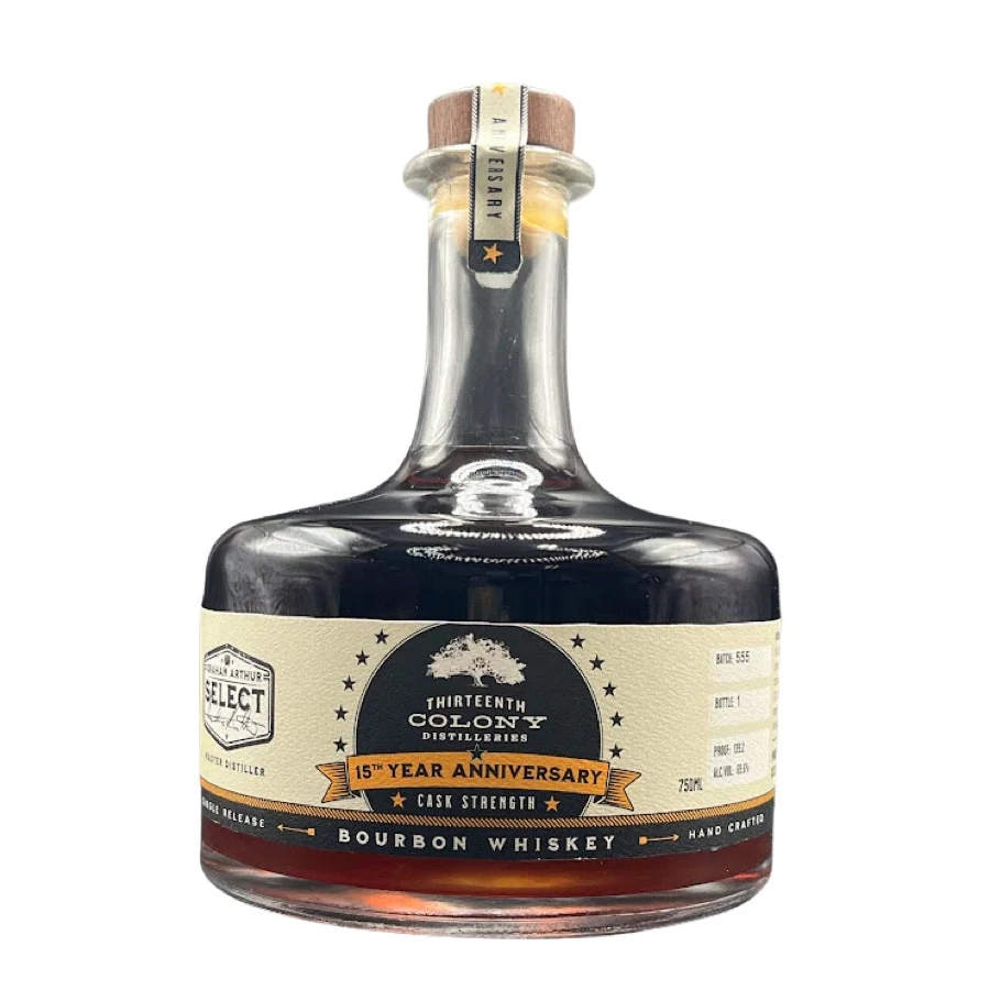 Colony Distillery 15th Anniversary Cask Strength Bourbon