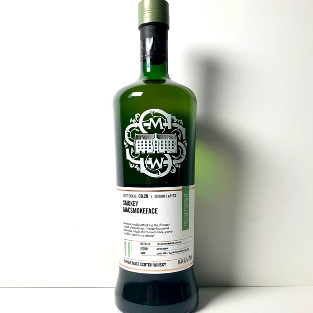 SMWS 108.28 Smokey Macsmokeface