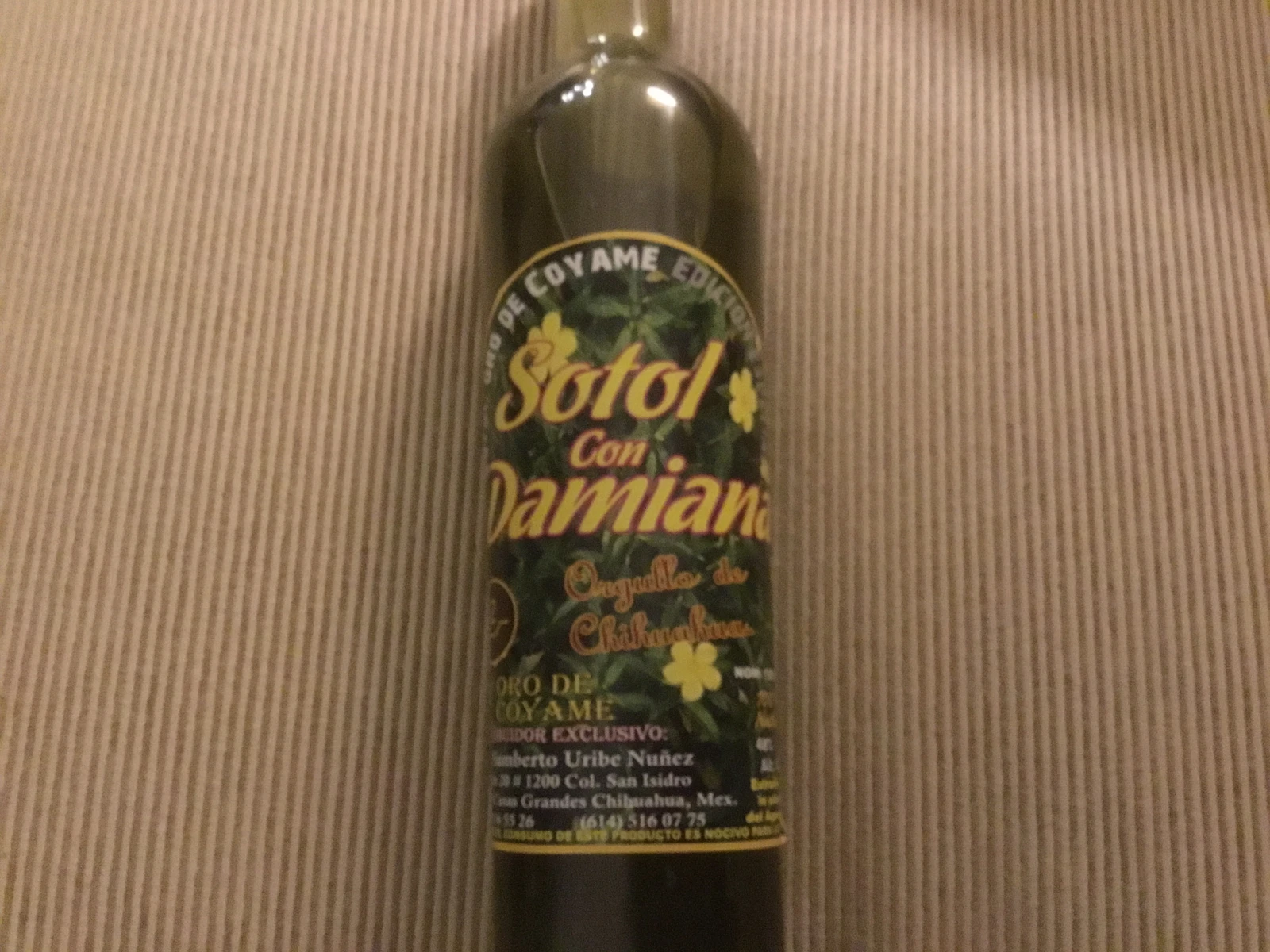 Sotol con Damiana