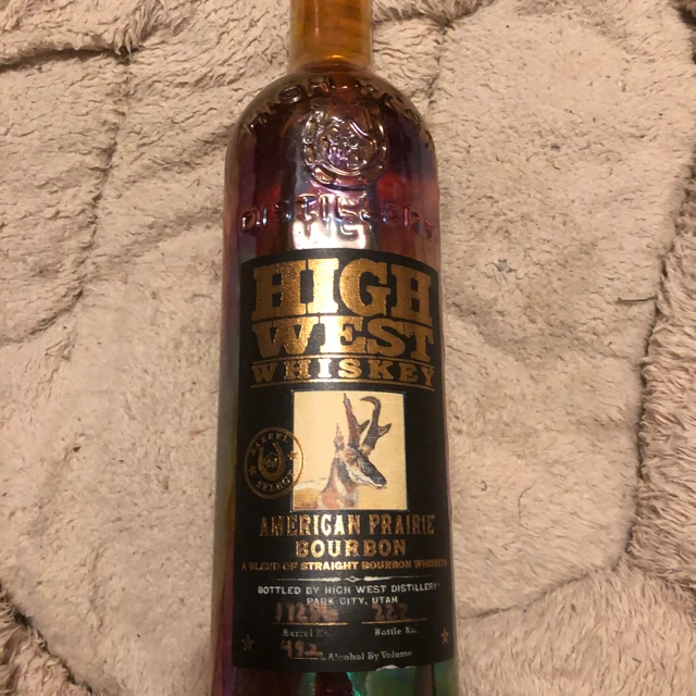 High West American Prairie Barrel Select Liquor Bueno 2020