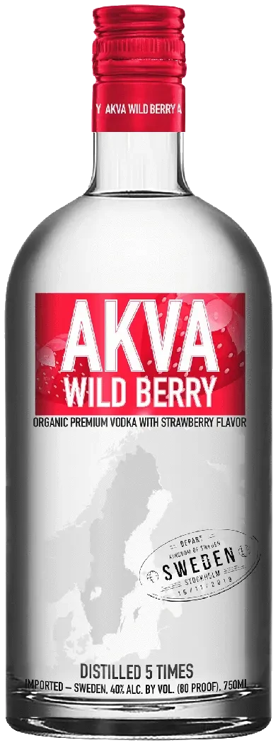 Akva Wild Berry Swedish Vodka