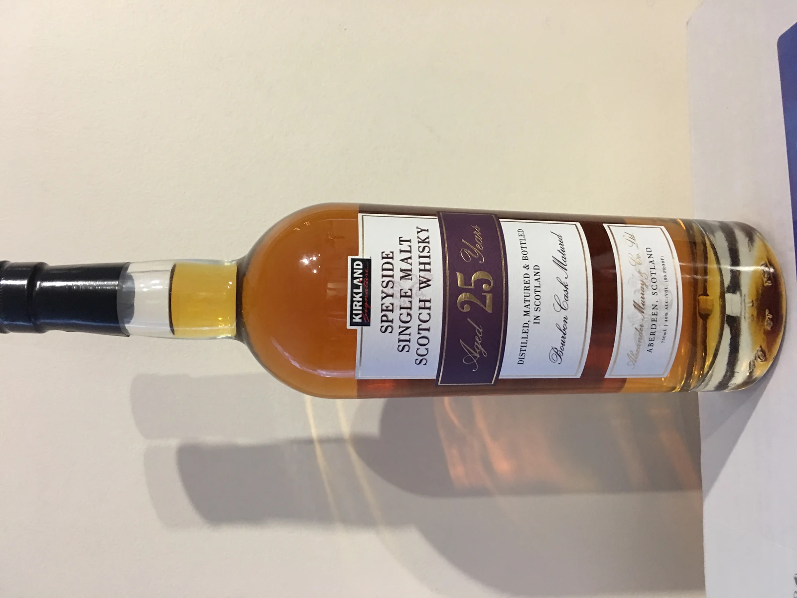 Kirkland 25 Year Speyside Single Malt Bourbon Cask Matured