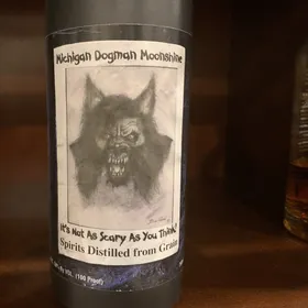 Northern Latitudes Distillery Michigan Dogman Moonshine "It's Not as Scary as You Think"
