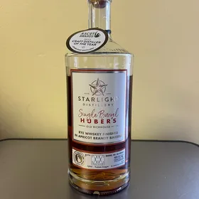 Starlight Single Barrel Rye Whiskey Finished in Apricot Brandy Barrels