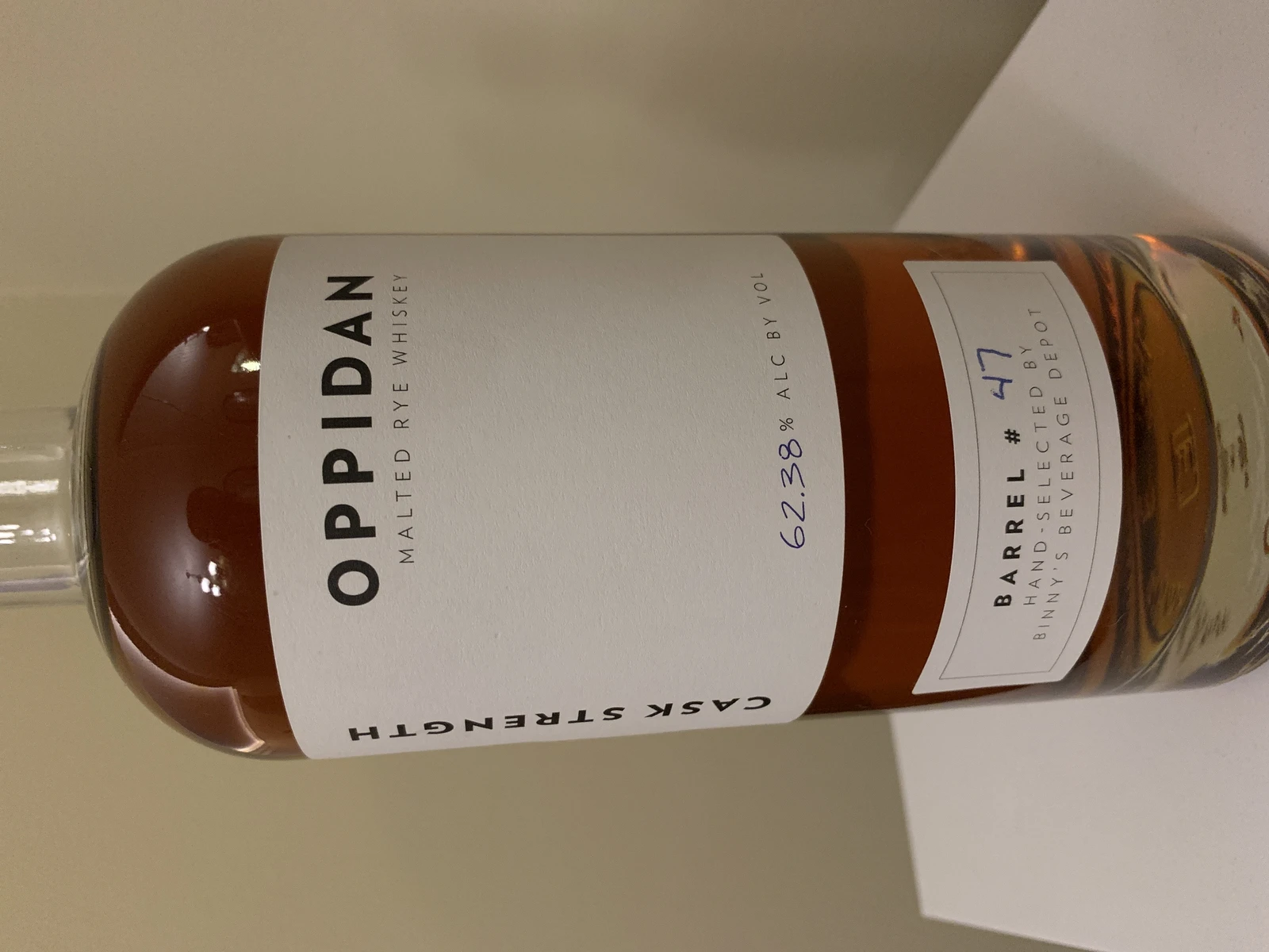 Oppidan Malted Rye Cask Strength