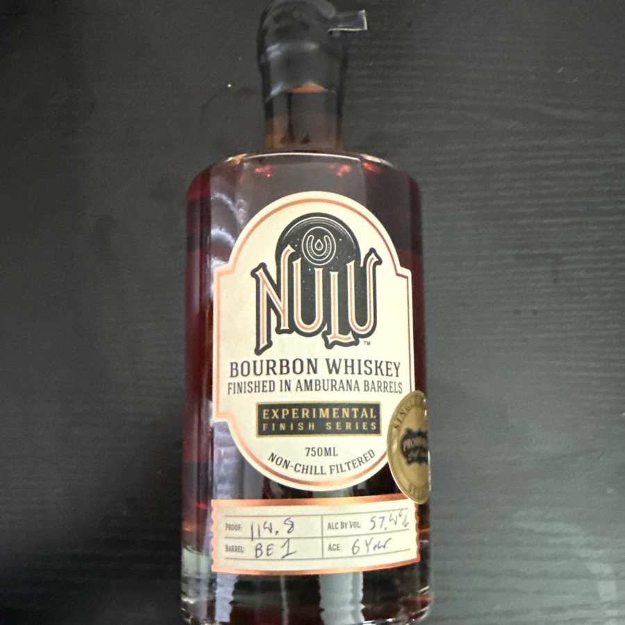 Nulu Bourbon Whiskey Finished in Amburana Barrels