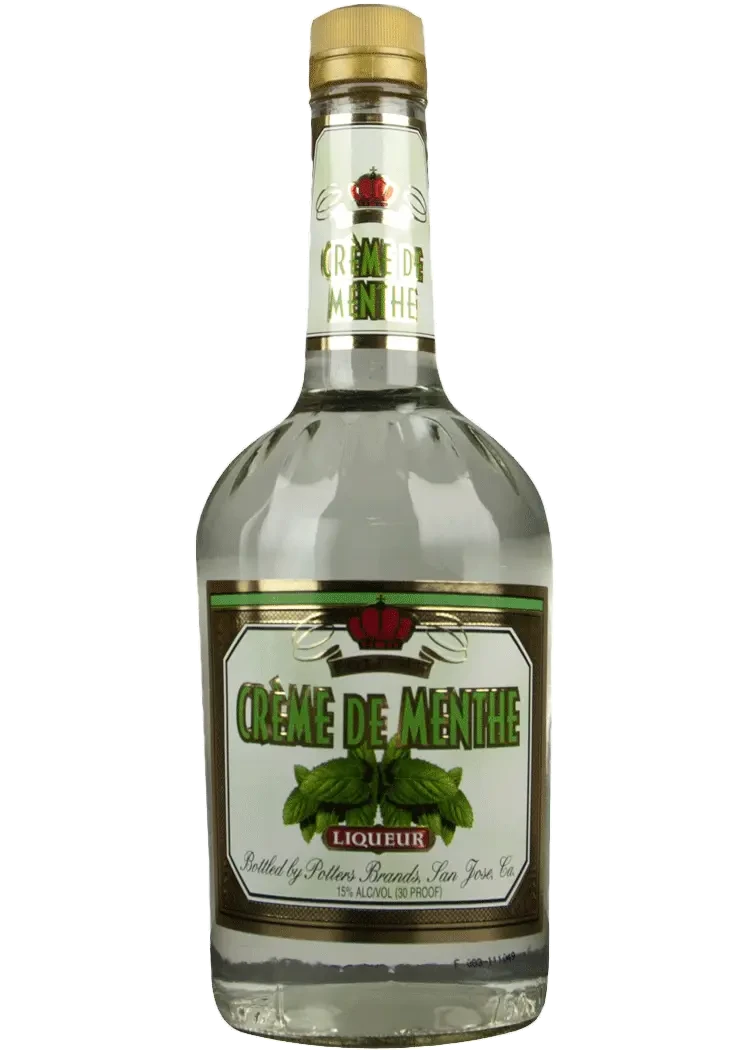 Potters Creme De Menthe White