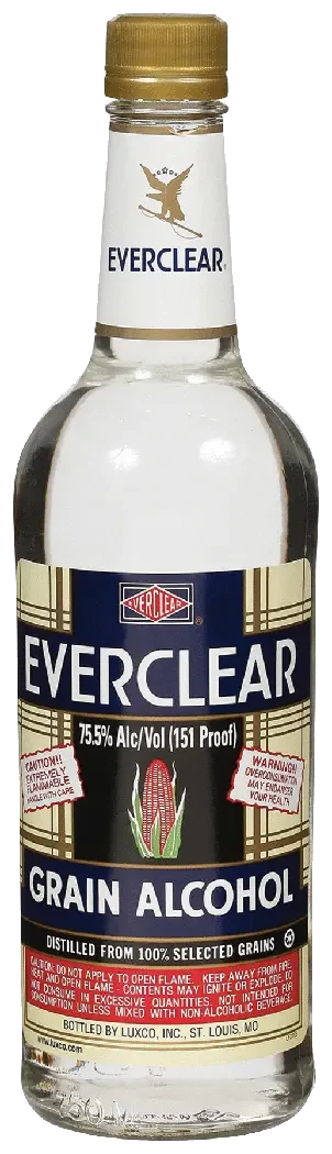 Everclear Grain Alcohol 151