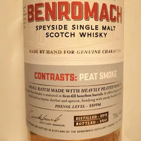 Benromach Contrasts: Peat Smoke (2010-2021)