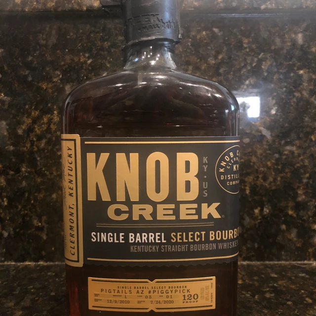 Knob Creek Single Barrel Select Pigtails AZ #Piggypick