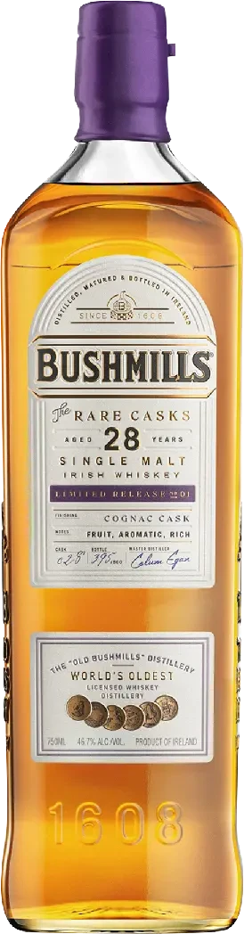 Bushmills 28 Year The Rare Casks Cognac Cask Single Malt