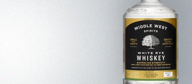 Middle West Spirits White Rye Whiskey