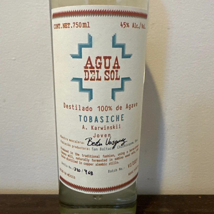 Agua Del Sol Tobasiche Joven