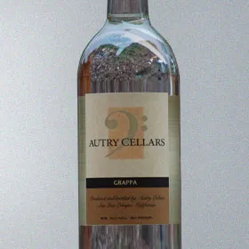 Autry Cellars Grappa