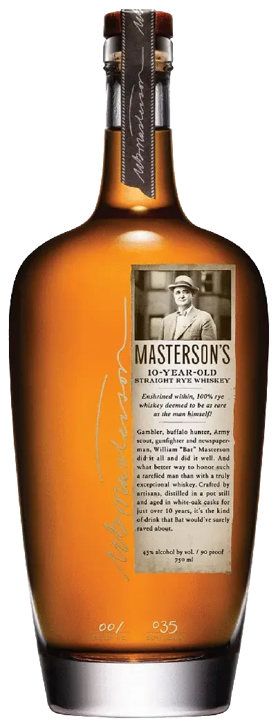 Masterson's Straight Rye Whiskey 10 Year