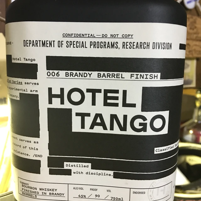 Hotel Tango Classified Series Bourbon Brandy Barrel Finish
