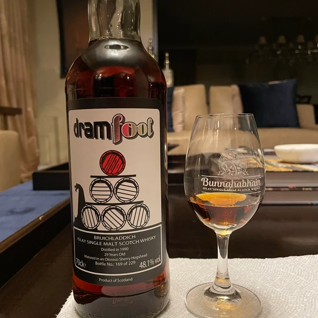 Dramfool Bruichladdich 29 Year Sherry Hogshead