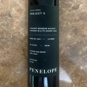 Penelope Project X Straight Bourbon Whiskey - Finished in a PX Sherry Cask - Sav On