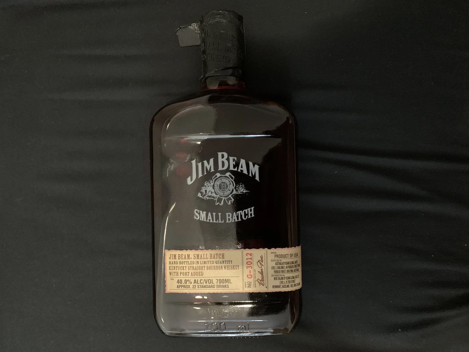 Jim Beam Small Batch with port added 700ml