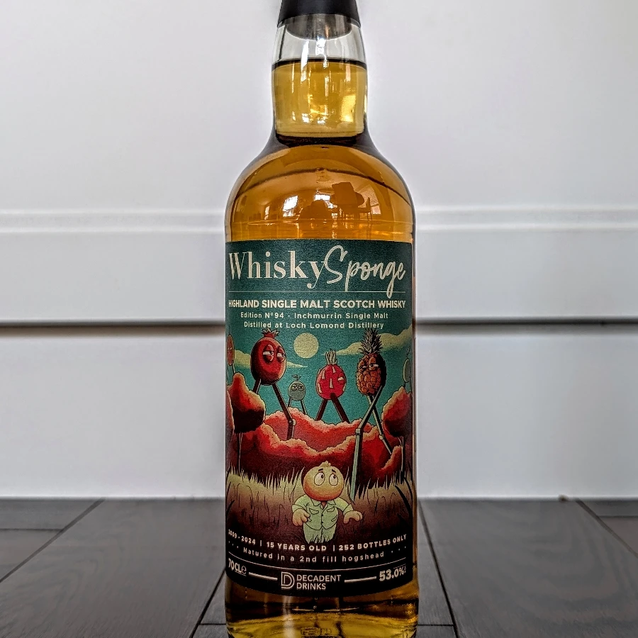 Whisky Sponge Inchmurrin 2009 15 Year Single Malt Scotch Whisky