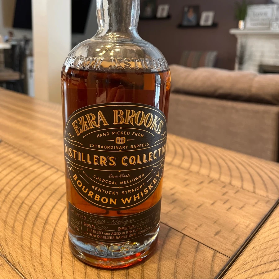 Ezra Brooks Distiller's collection bourbon Kroger Pick