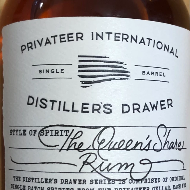 Privateer Distiller's Drawer The Queen's Share