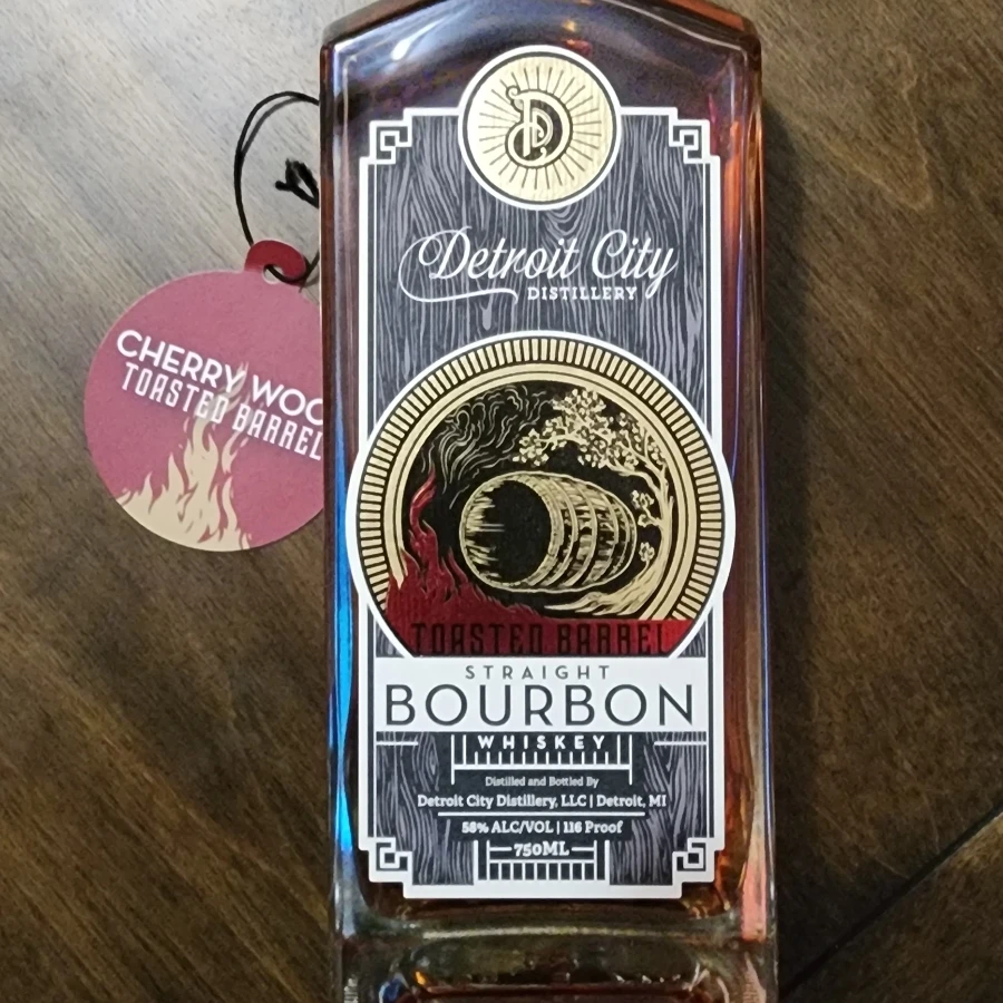 Detroit City Distillery, Toasted Cherry Wood Barrel, BB's Barrel Pick