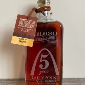 StilL 630 - 5 year Rally Point Single Barrel Straight Rye Whiskey (2022)