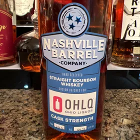 Nashville Barrel Cask Strength Straight Bourbon (OHLQ)