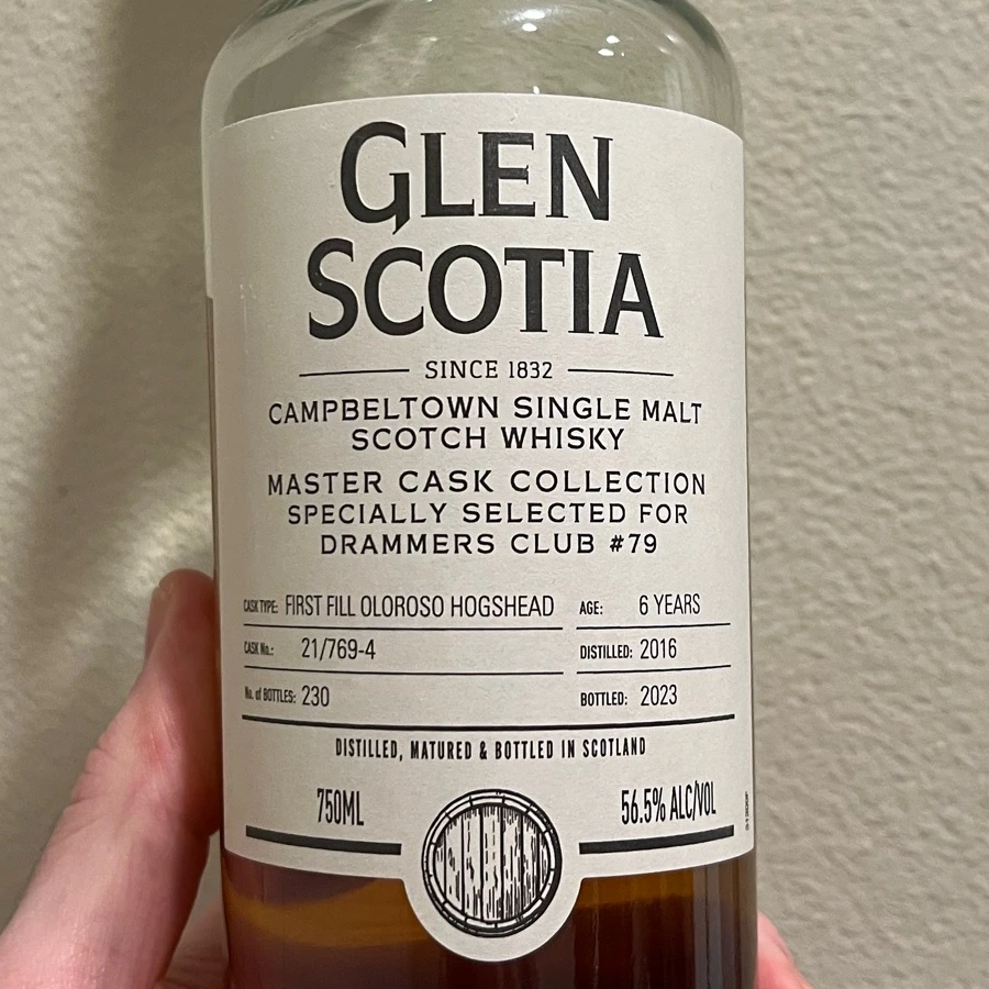 Glen Scotia 6 Oloroso Single Cask (Drammer's Pick)