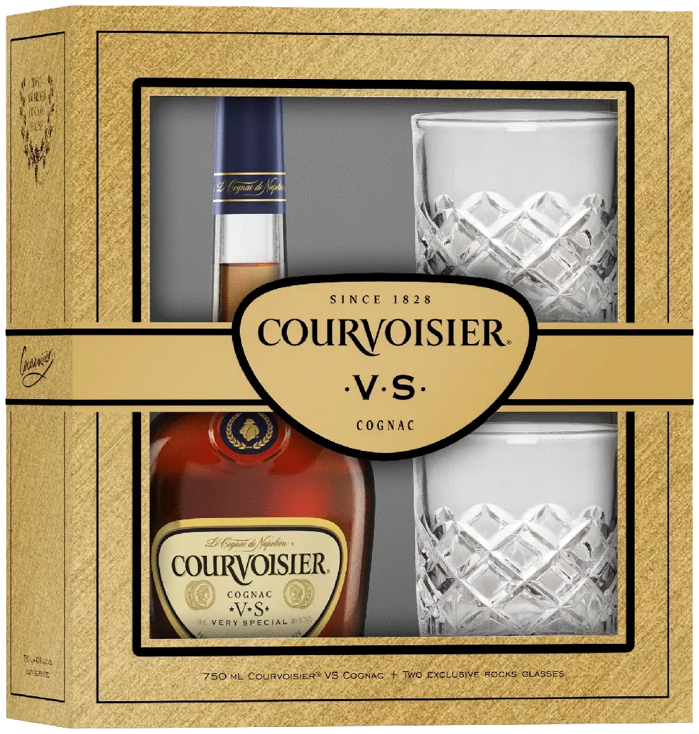 Courvoisier Vs With 2 Glasses Gift